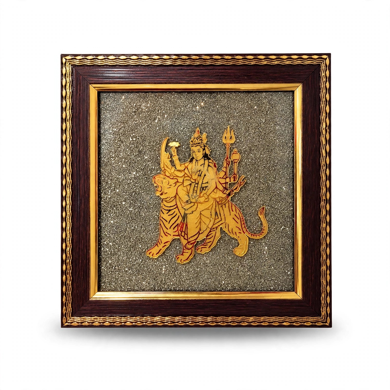 Maa Durga Pyrite Frame